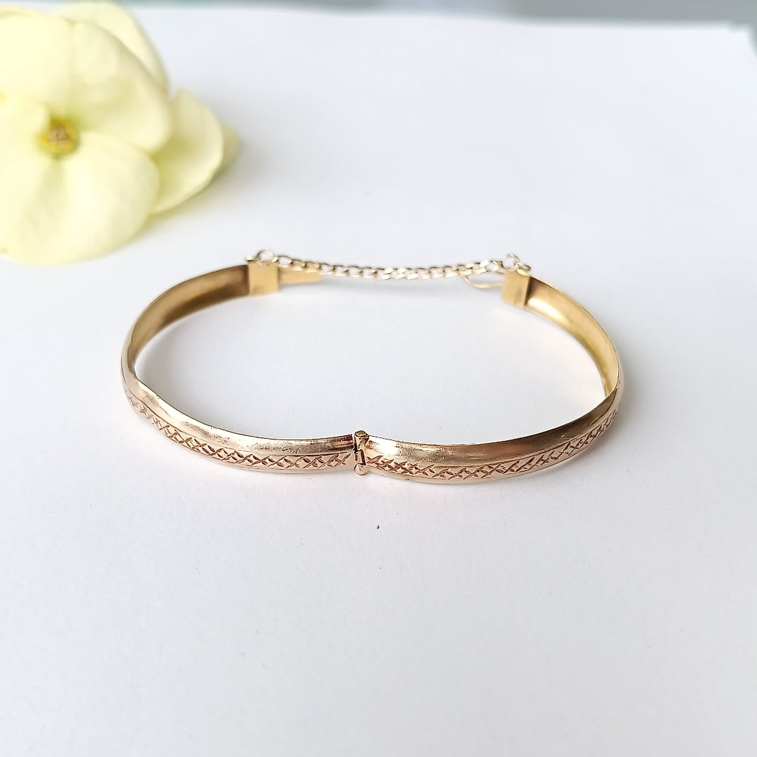 PULSERA RIGIDA ORO 8 K 4,80 GRMS (SEMINUEVO)