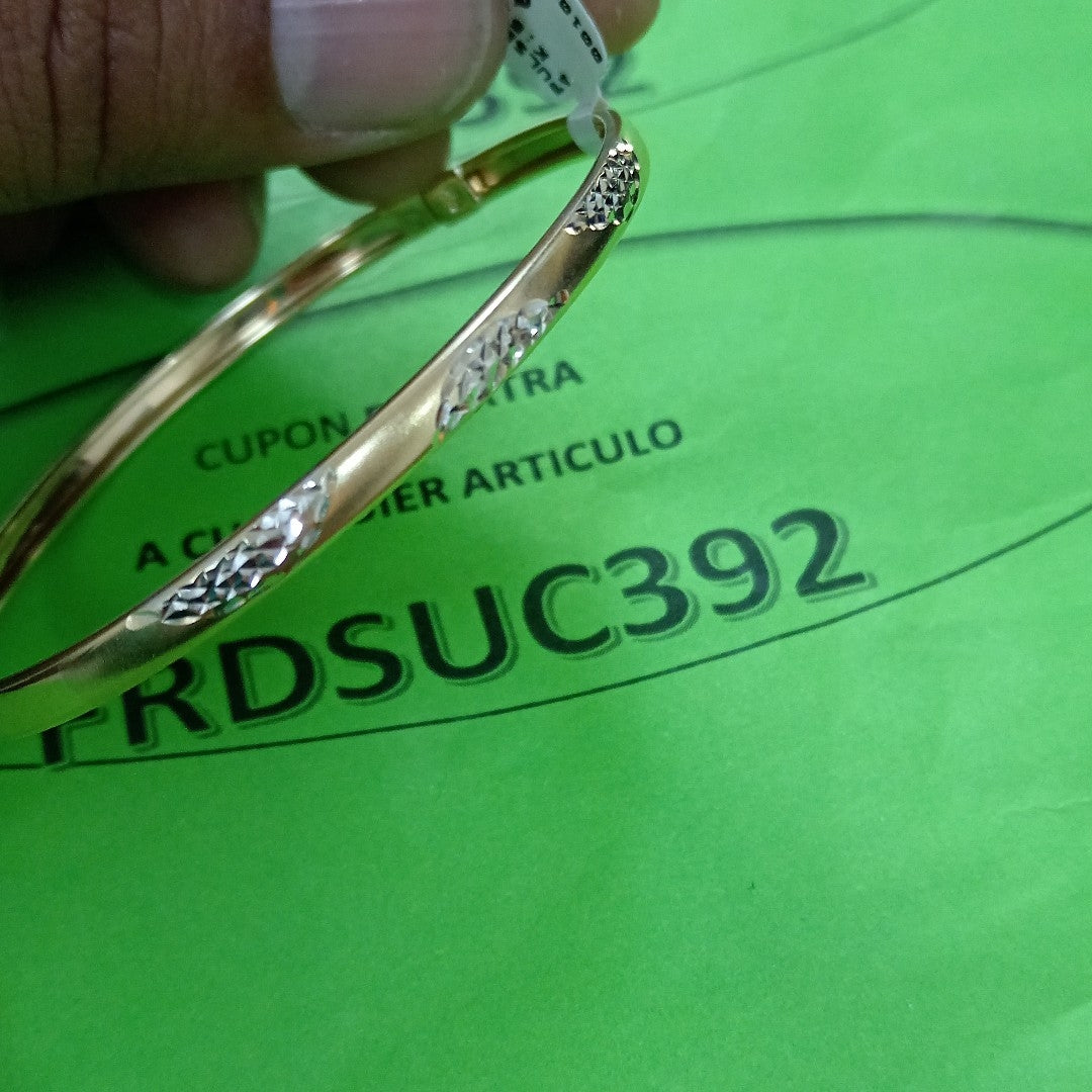 PULSERA RIGIDA ORO 14 K 5,10 GRMS (SEMINUEVO)