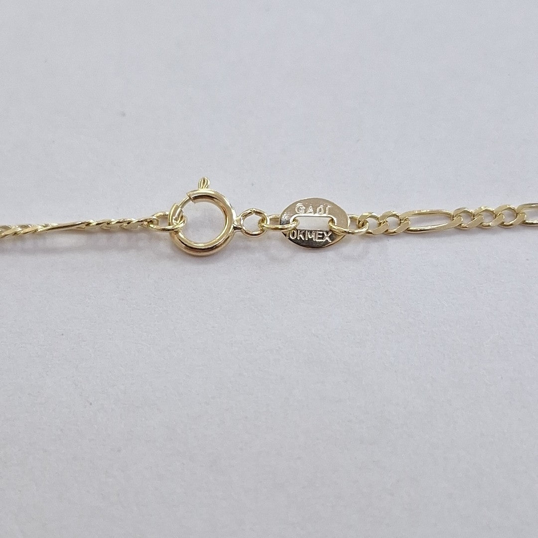 CADENAS TEJIDO 3X1 ORO 10K 55 CM 3.2 GR (NUEVO)