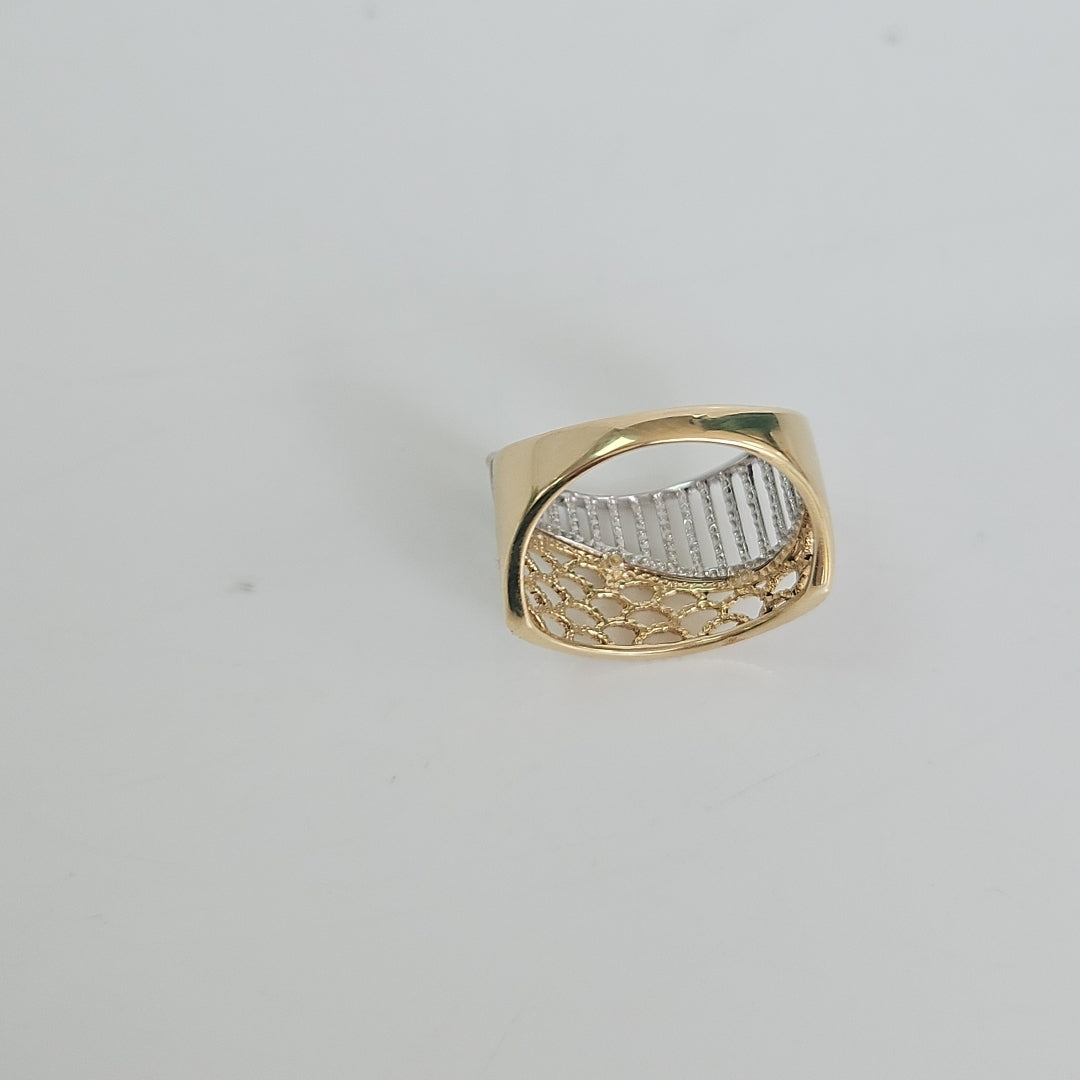 ANILLITO ORO COMBINADO 14 K 4 GRMS (SEMINUEVO)