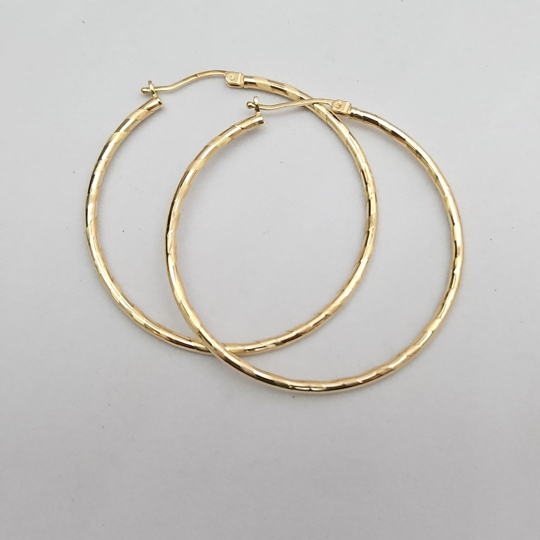 ARRACADAS PAR ORO 14 K 3.8 GRMS (SEMINUEVO)