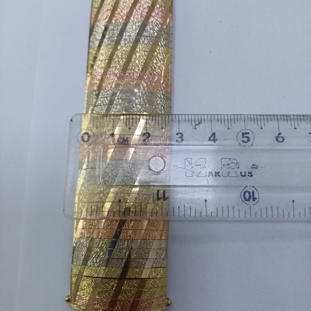 PULSERA ORO,ORO COMBINADO 14 K 40,80 GRMS (SEMINUEVO)