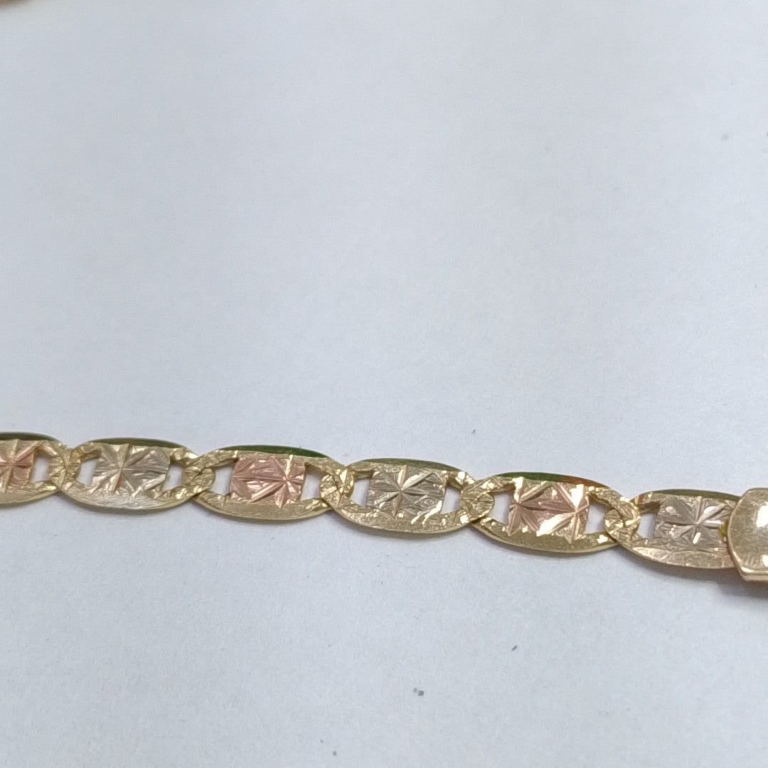 ESCLAVA ORO COMBINADO 14 K 3,60 GRMS (SEMINUEVO)