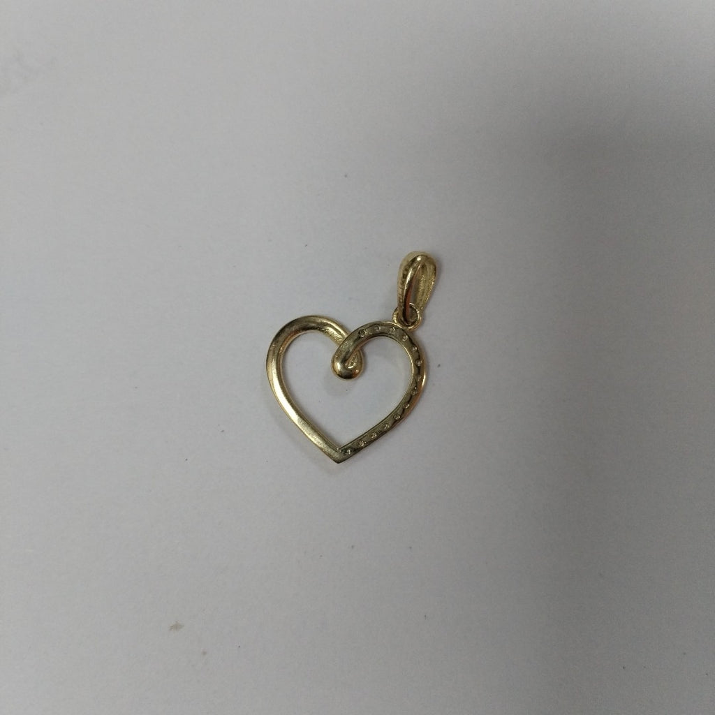 DIJES CORAZON C/CIRCONIA ORO 10K 1.4 GR (NUEVO)
