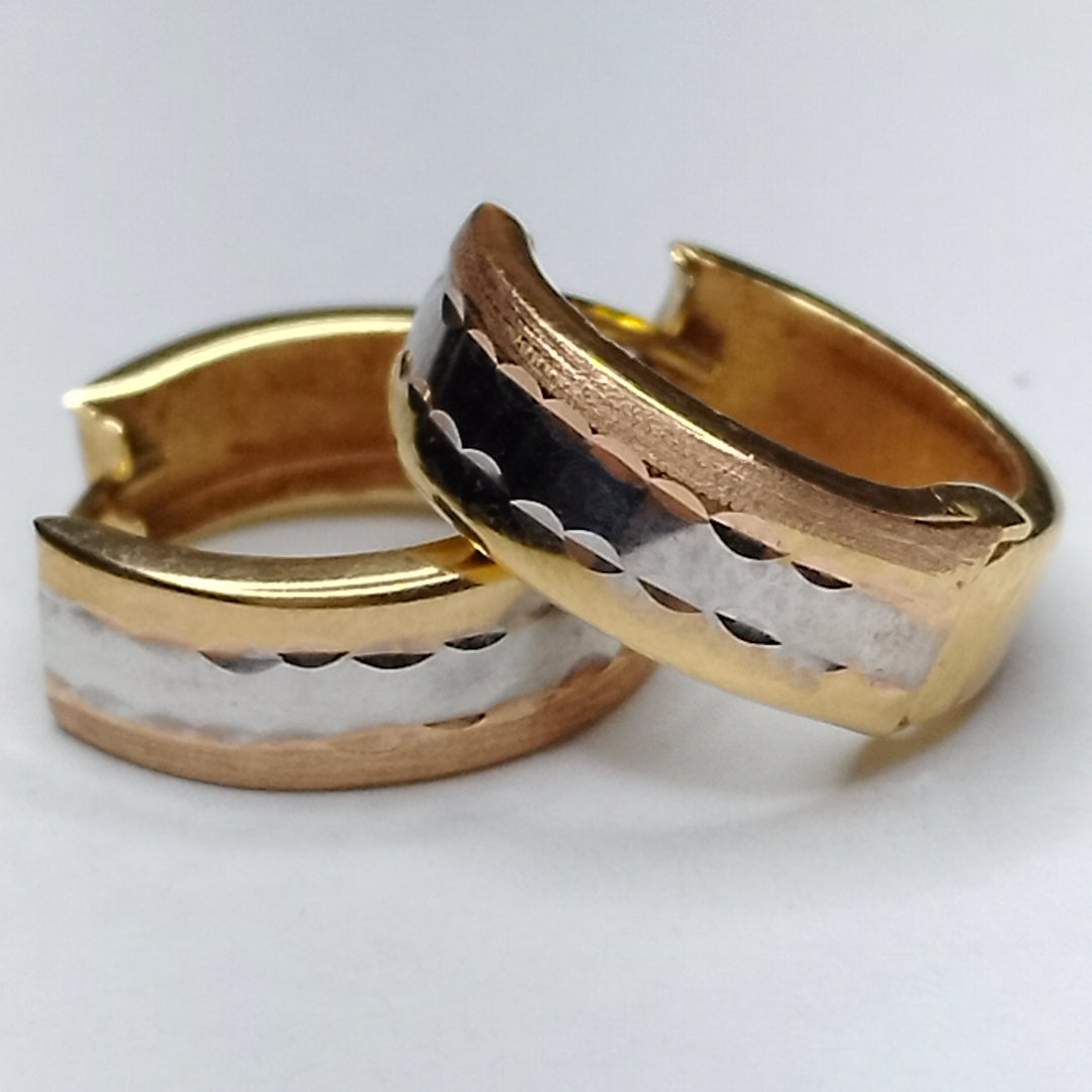 ARRACADAS PAR ORO 14 K 2,00 GRMS (SEMINUEVO)