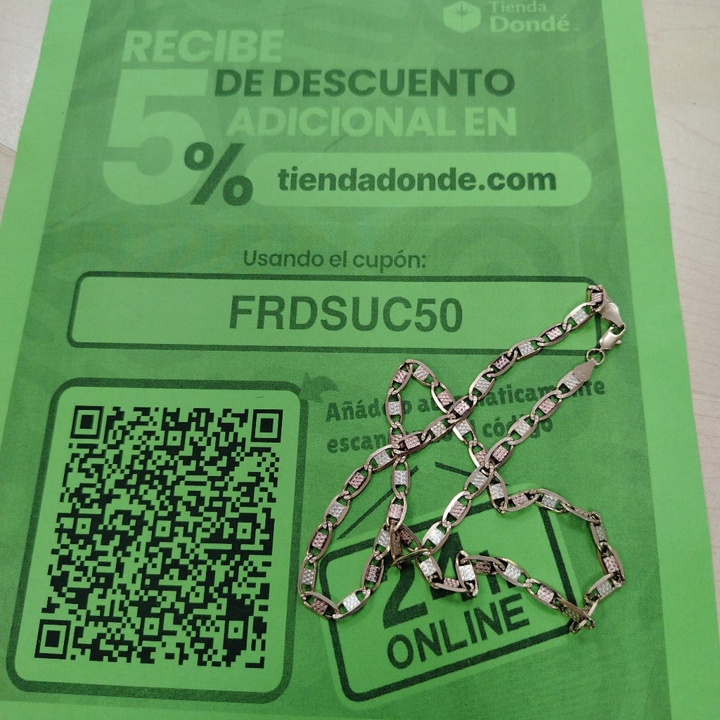 CADENA ORO 10 K 20.6 GRMS (SEMINUEVO)