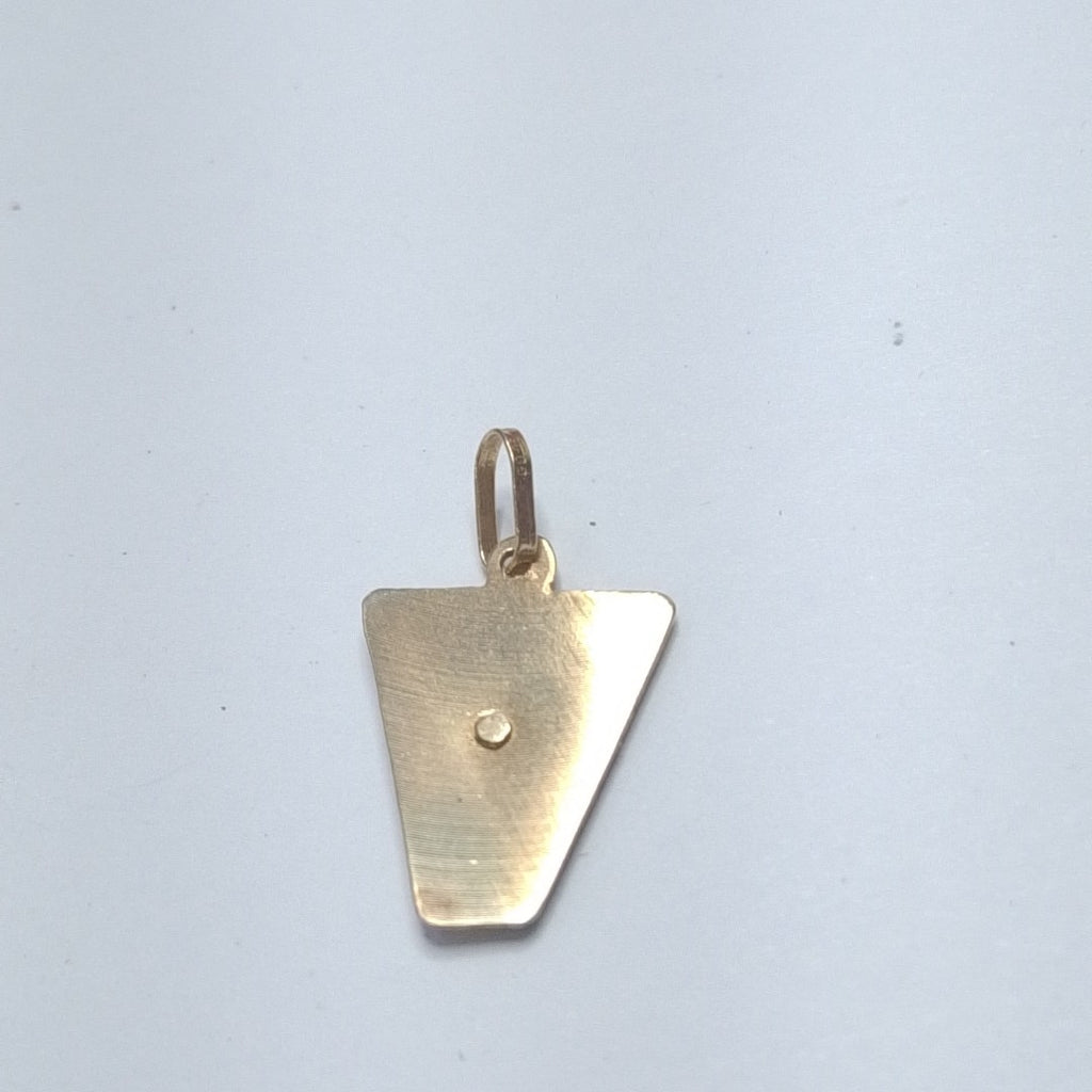 MEDALLA RELIGIOSA ORO COMBINADO 10 K 0.9 GRMS (SEMINUEVO)