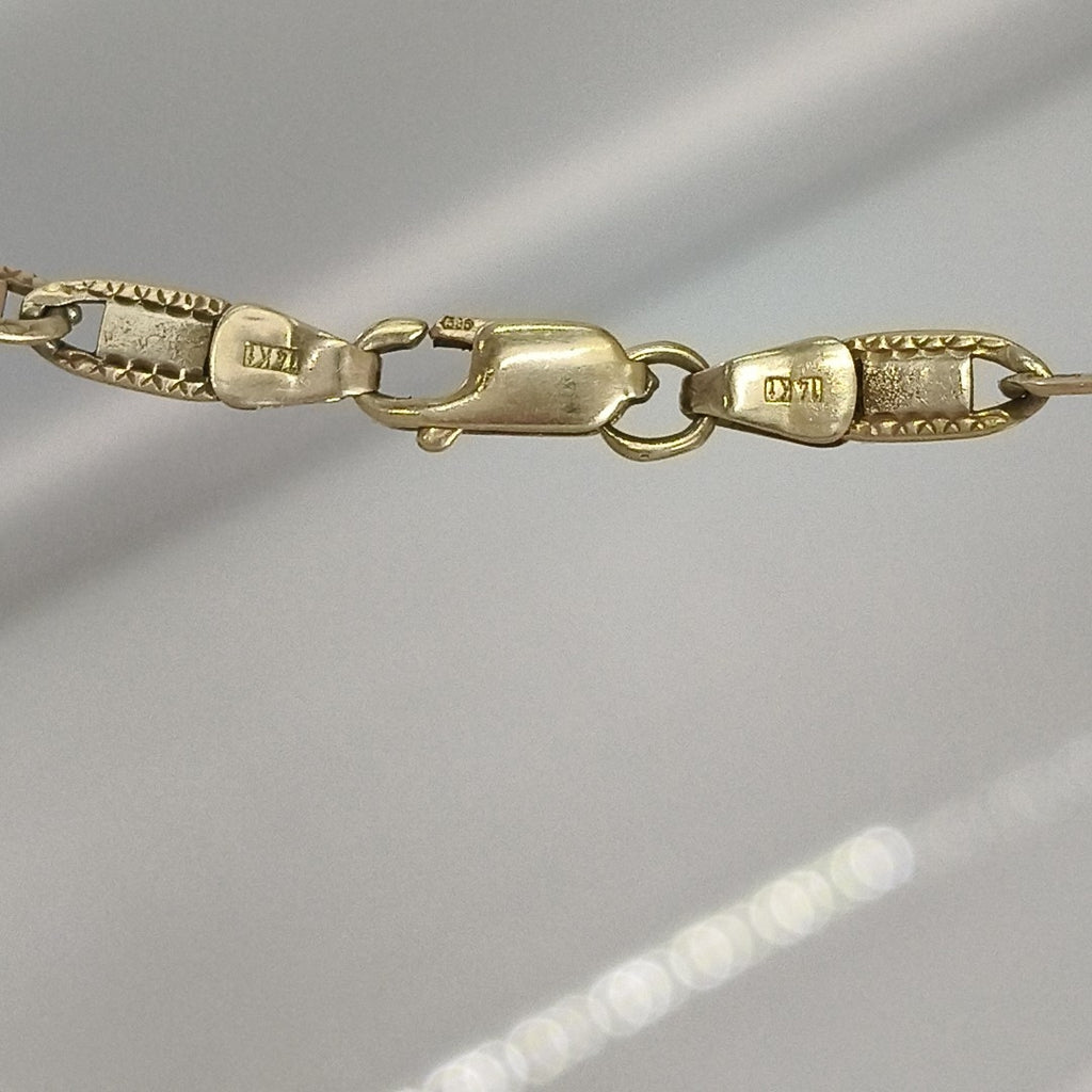 CADENA ORO COMBINADO 14 K 14.8 GRMS (SEMINUEVO)