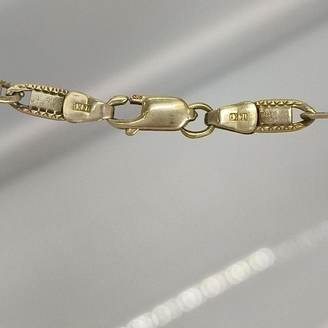 CADENA ORO COMBINADO 14 K 14.8 GRMS (SEMINUEVO)