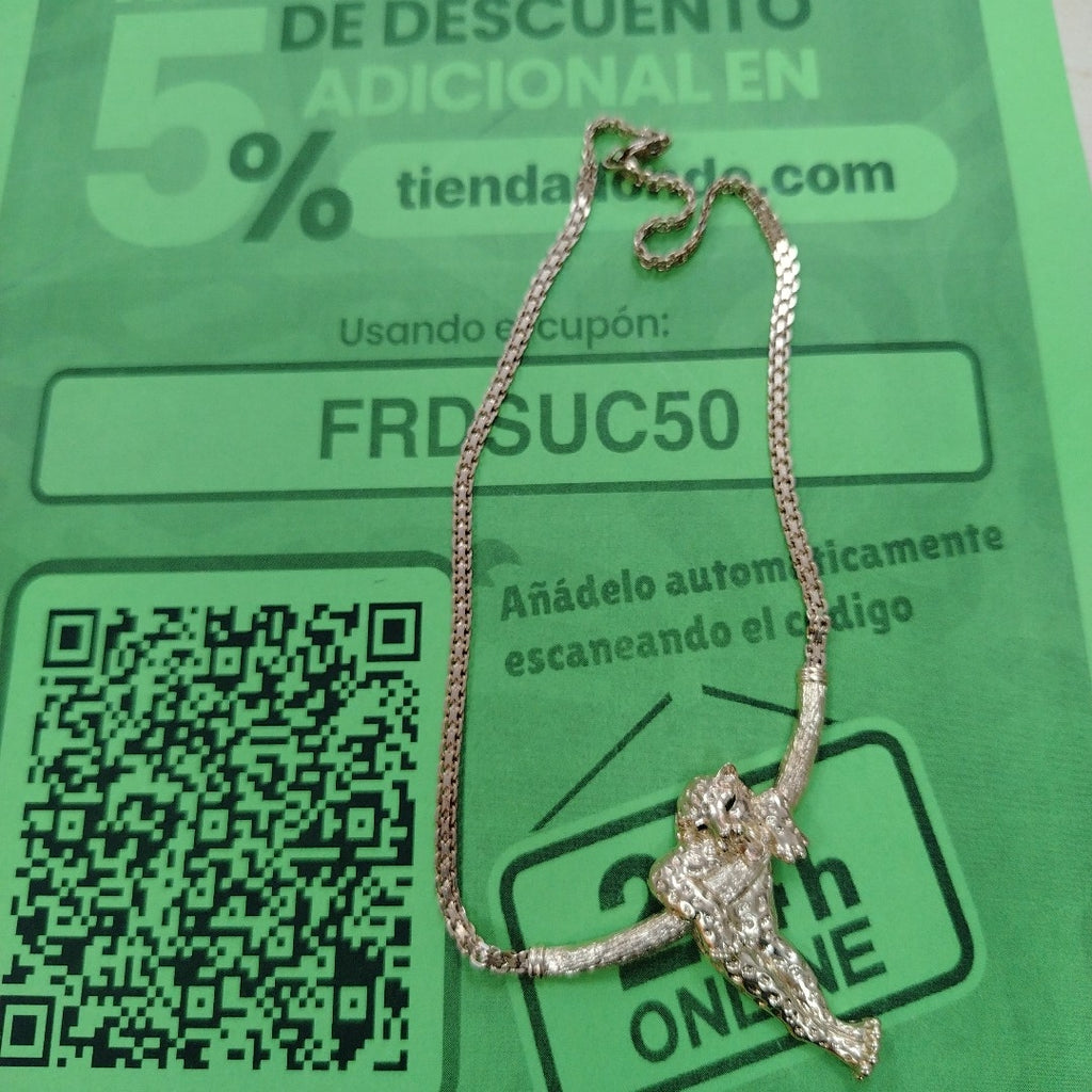 GARGANTILLA ORO 14 K 21.9 GRMS (SEMINUEVO)