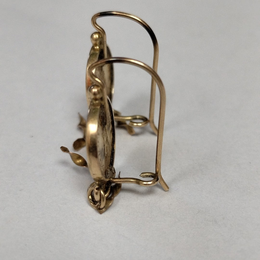 ARETES PAR ORO 14 K 2,20 GRMS (SEMINUEVO)