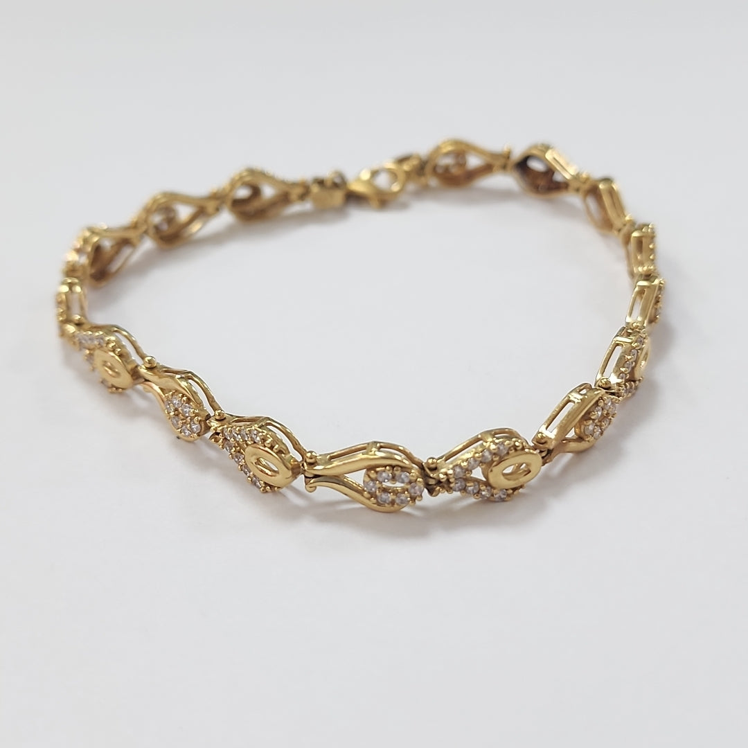PULSERA ORO 18 K 10.6 GRMS (SEMINUEVO)