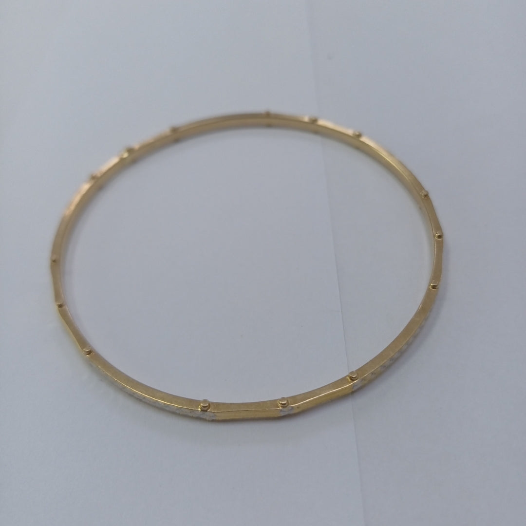 PULSERA RIGIDA ORO 18 K 9,90 GRMS (SEMINUEVO)