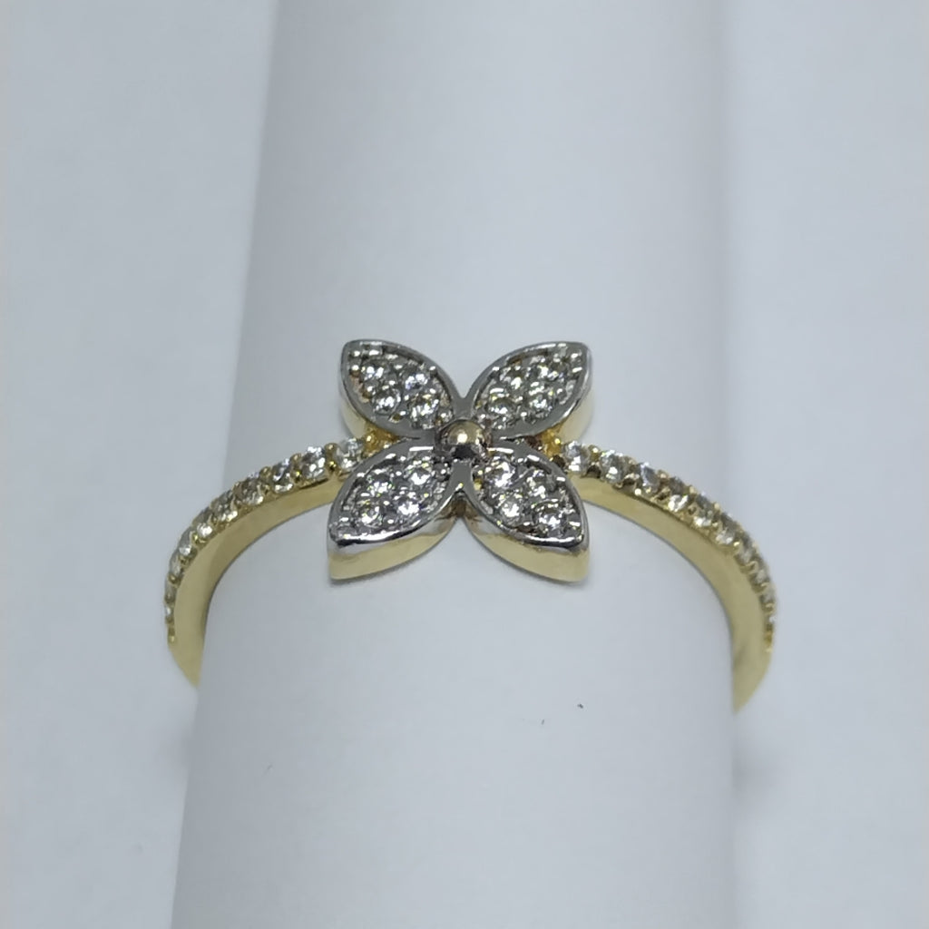 ANILLOS DAMA ORO 14K 2 (NUEVO)
