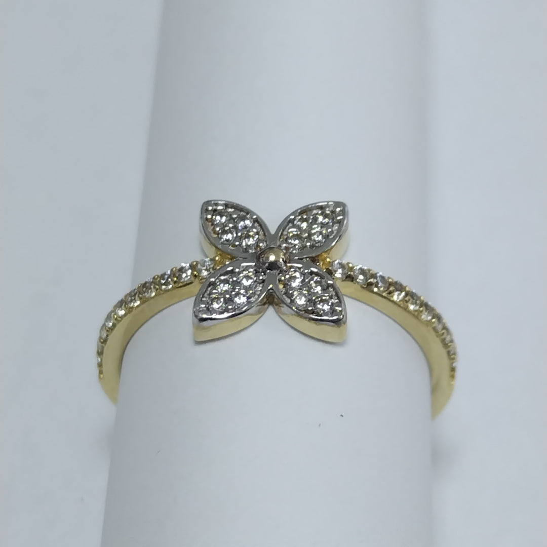 ANILLOS DAMA ORO 14K 2 (NUEVO)