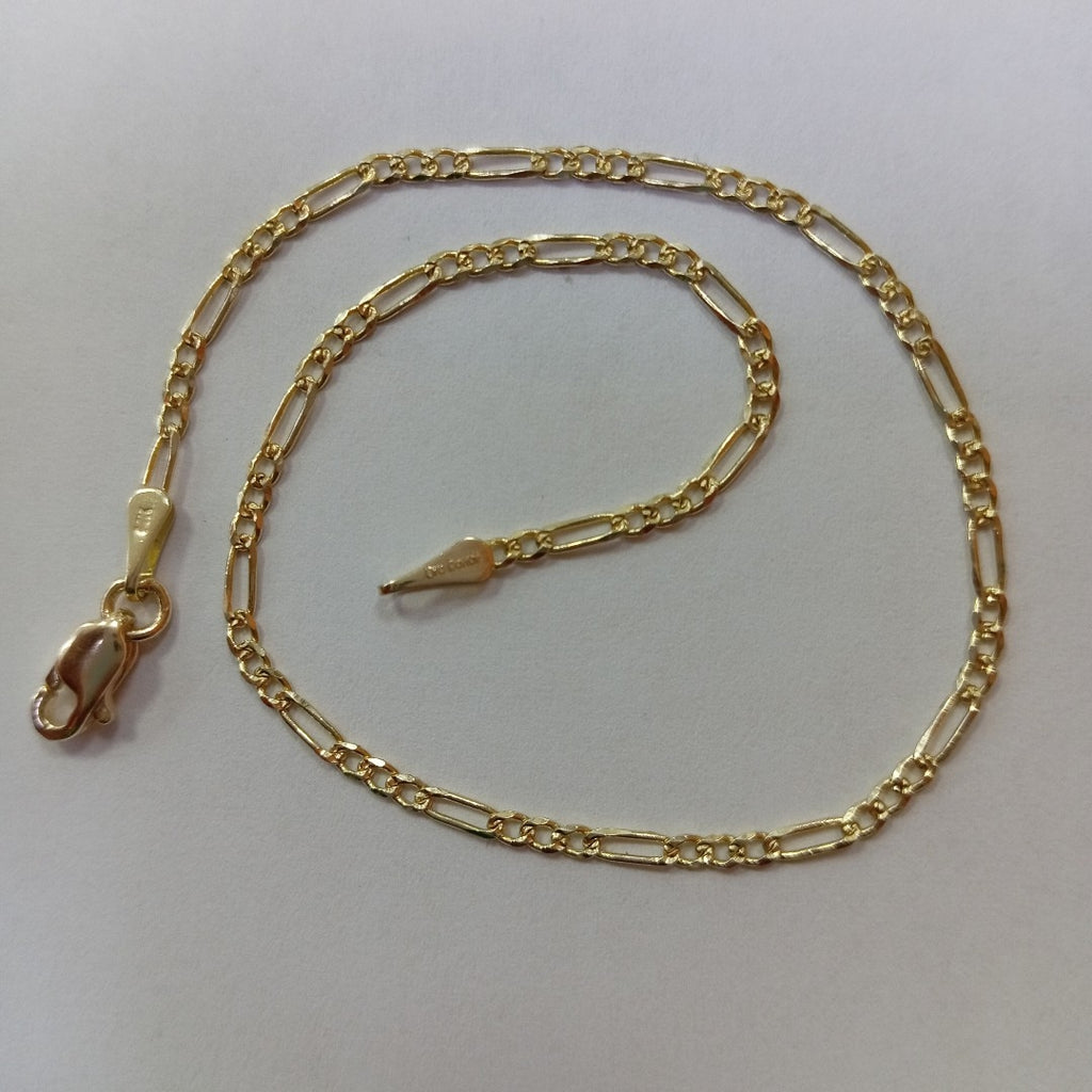 PULSERAS BARBADA ORO 14K 21 CM 1.7 GR (NUEVO)