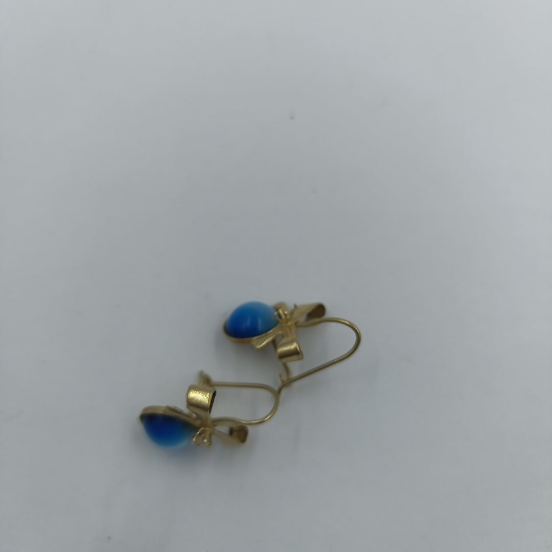 ARETES PAR ORO 14 K 1.9 GRMS (SEMINUEVO)