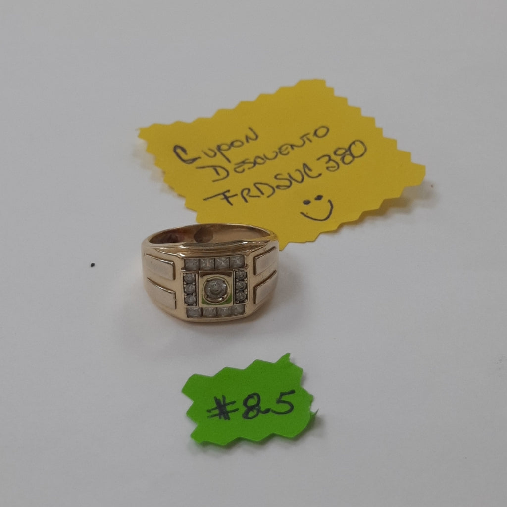 ANILLO ORO 14 K 7.3 GRMS (SEMINUEVO)