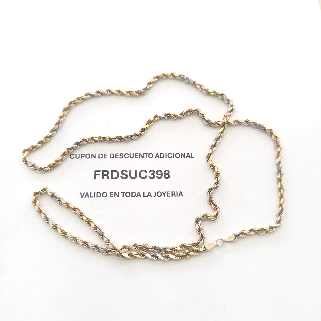 CADENA ORO 14 K 24.1 GRMS (SEMINUEVO)