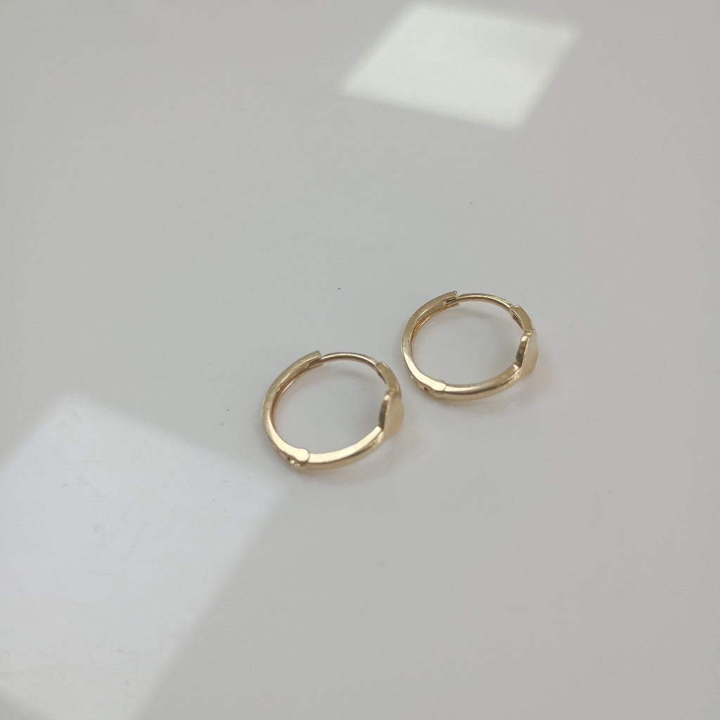 ARRACADAS PAR ORO 14 K 1.3 GRMS (SEMINUEVO)