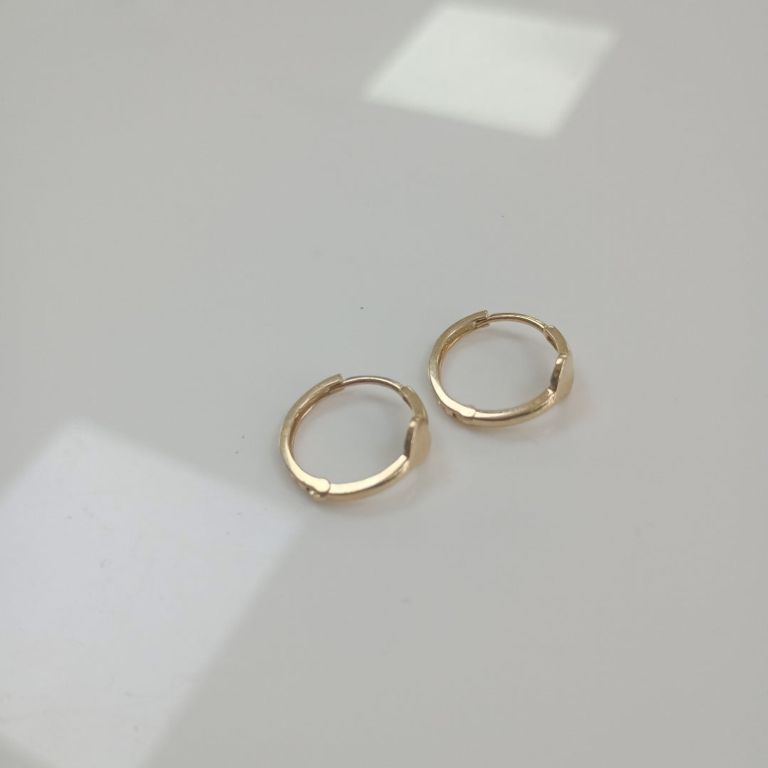 ARRACADAS PAR ORO 14 K 1.3 GRMS (SEMINUEVO)