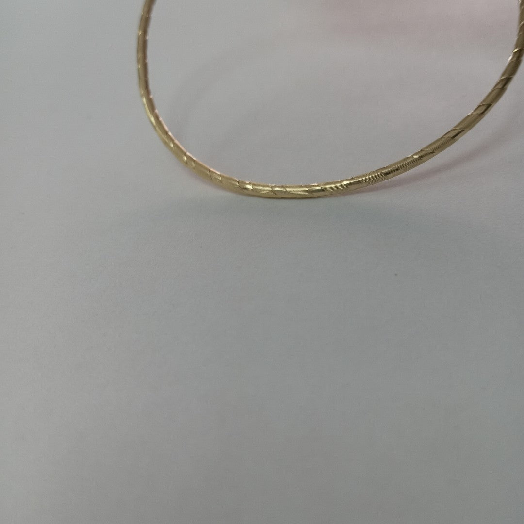 PULSERA RIGIDA ORO 14 K 2.9 GRMS (SEMINUEVO)