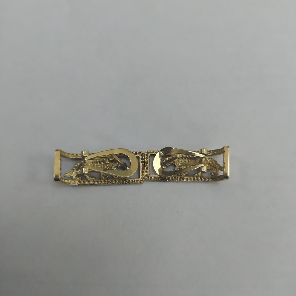 ARETES PAR ORO COMBINADO 14 K 6,00 GRMS (SEMINUEVO)