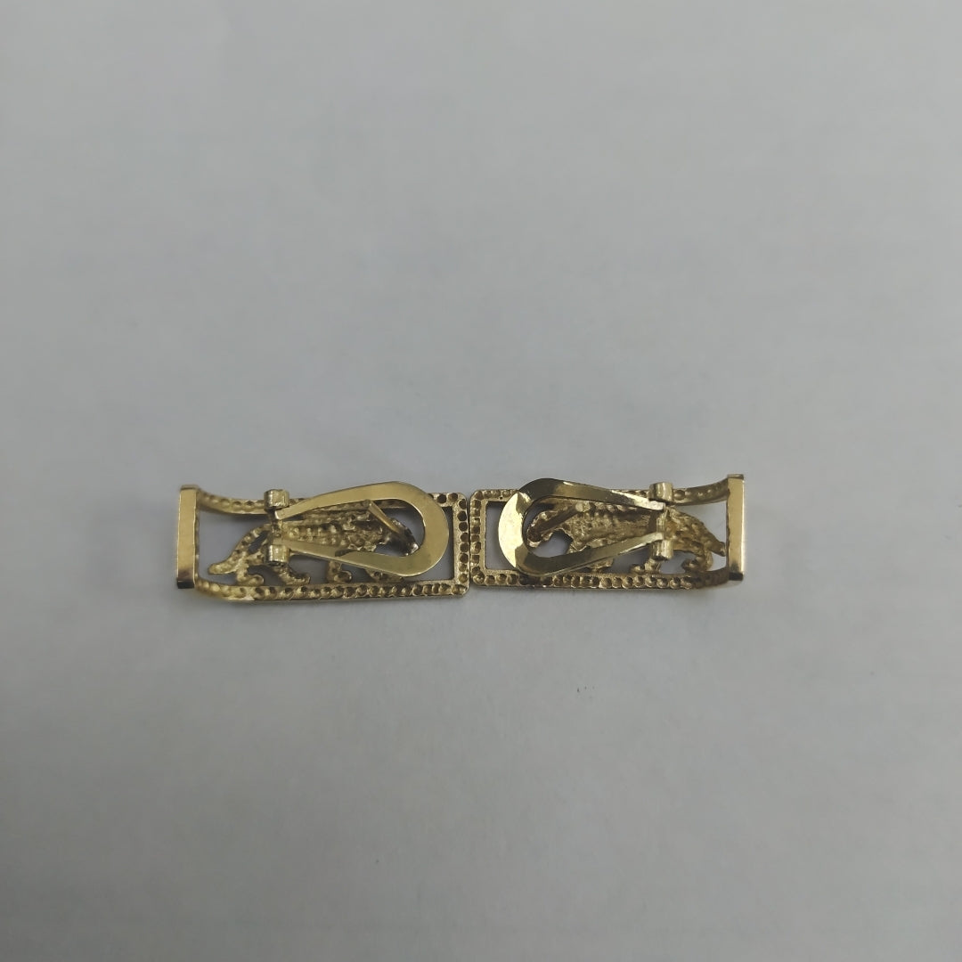 ARETES PAR ORO COMBINADO 14 K 6,00 GRMS (SEMINUEVO)
