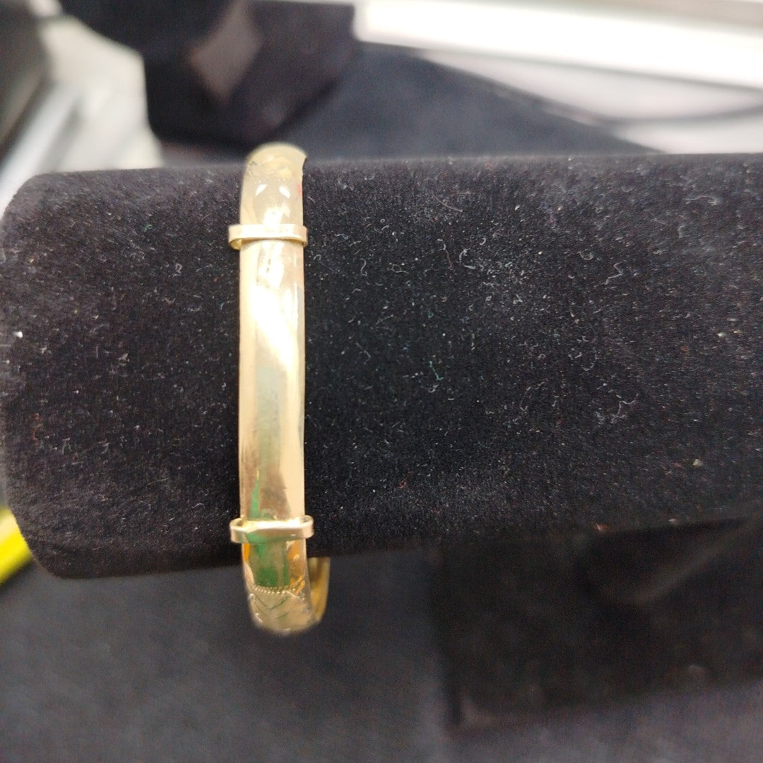 PULSERA RIGIDA ORO 10 K 6,30 GRMS (SEMINUEVO)