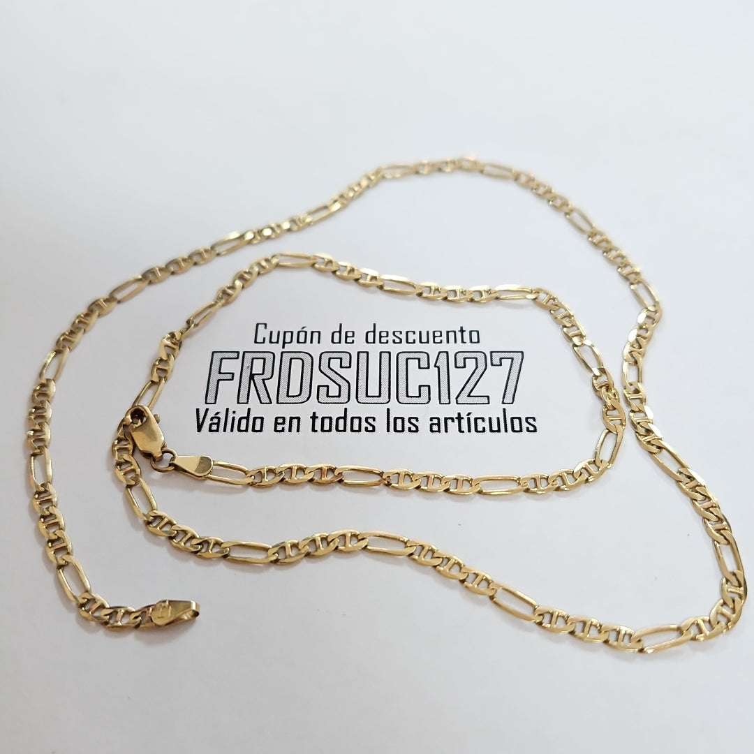 CADENA ORO 14 K 7.9 GRMS (SEMINUEVO)