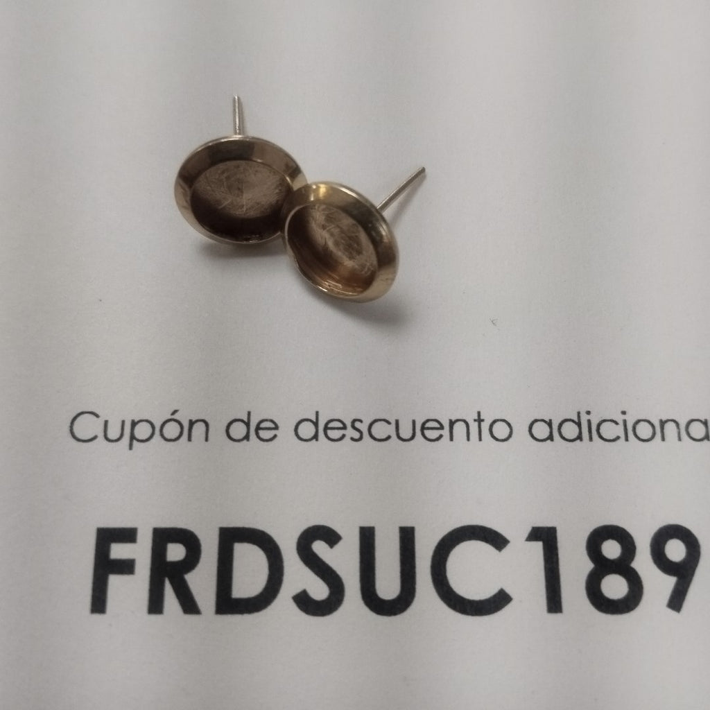 BROQUELES PAR ORO 10 K 0.9 GRMS (SEMINUEVO)