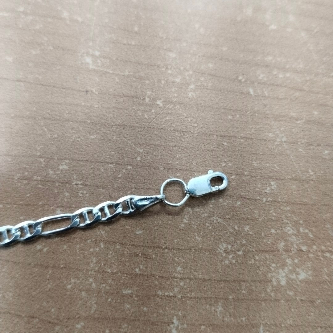 PULSERA TEJIDO 3X1 PLATA .925 16 CM 2.8 GR (NUEVO)