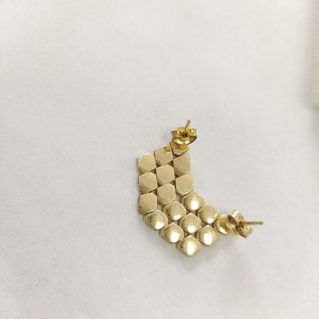 ARETES PAR ORO 14 K 2.6 GRMS (SEMINUEVO)