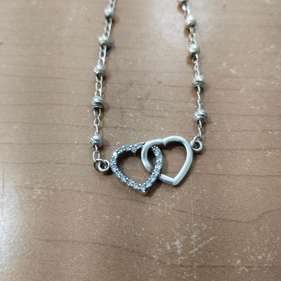 PULSERA TEJIDO TEJIDO ESPECIAL PLATA .925 18 CM 4.1 GR (NUEVO)