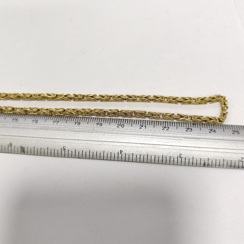 CADENA, DIJE ORO, ORO BLANCO 18 K 20.1 GRMS (SEMINUEVO)