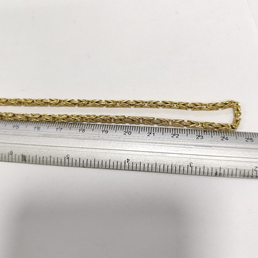 CADENA, DIJE ORO, ORO BLANCO 18 K 20.1 GRMS (SEMINUEVO)