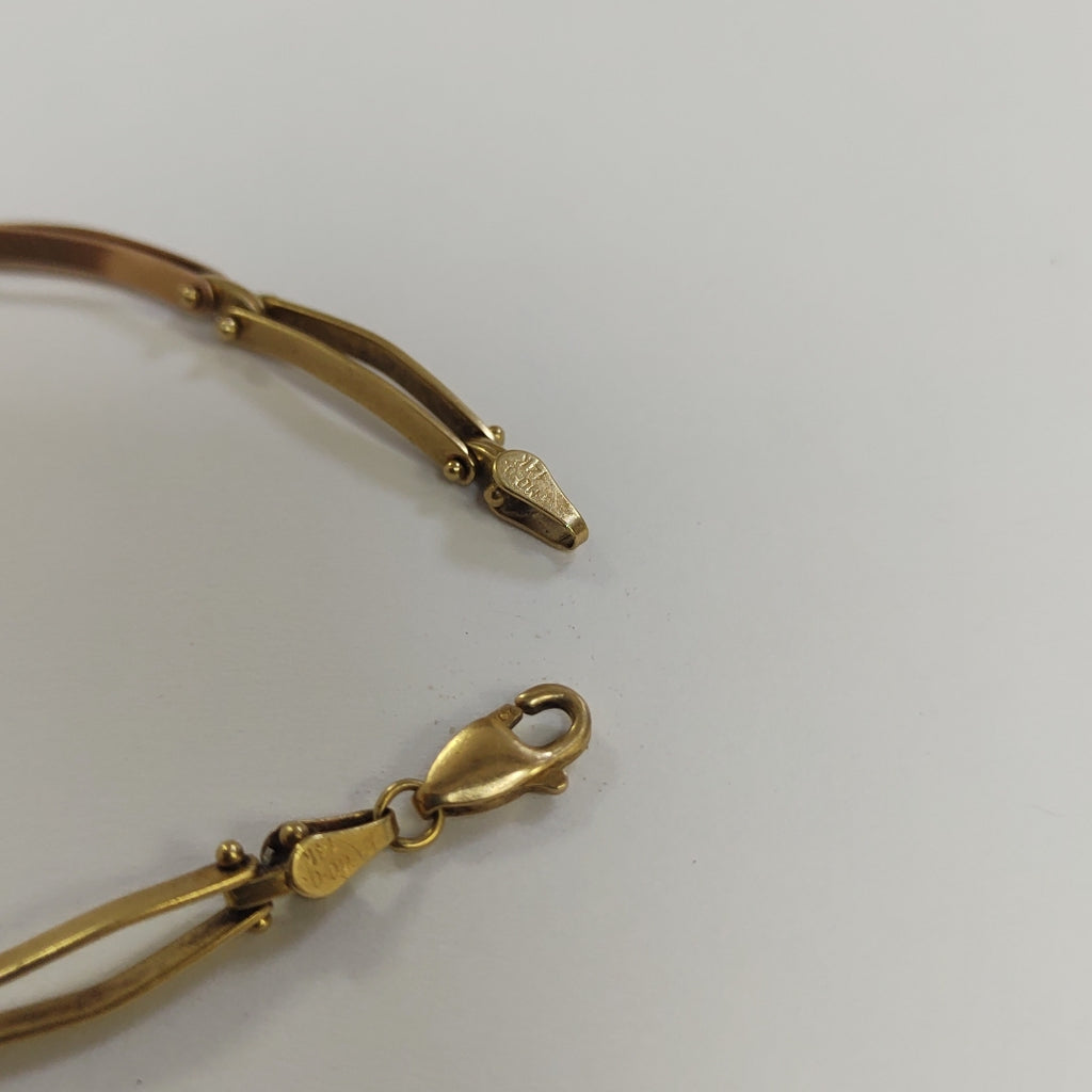 PULSERA ORO COMBINADO 14 K 7,60 GRMS (SEMINUEVO)