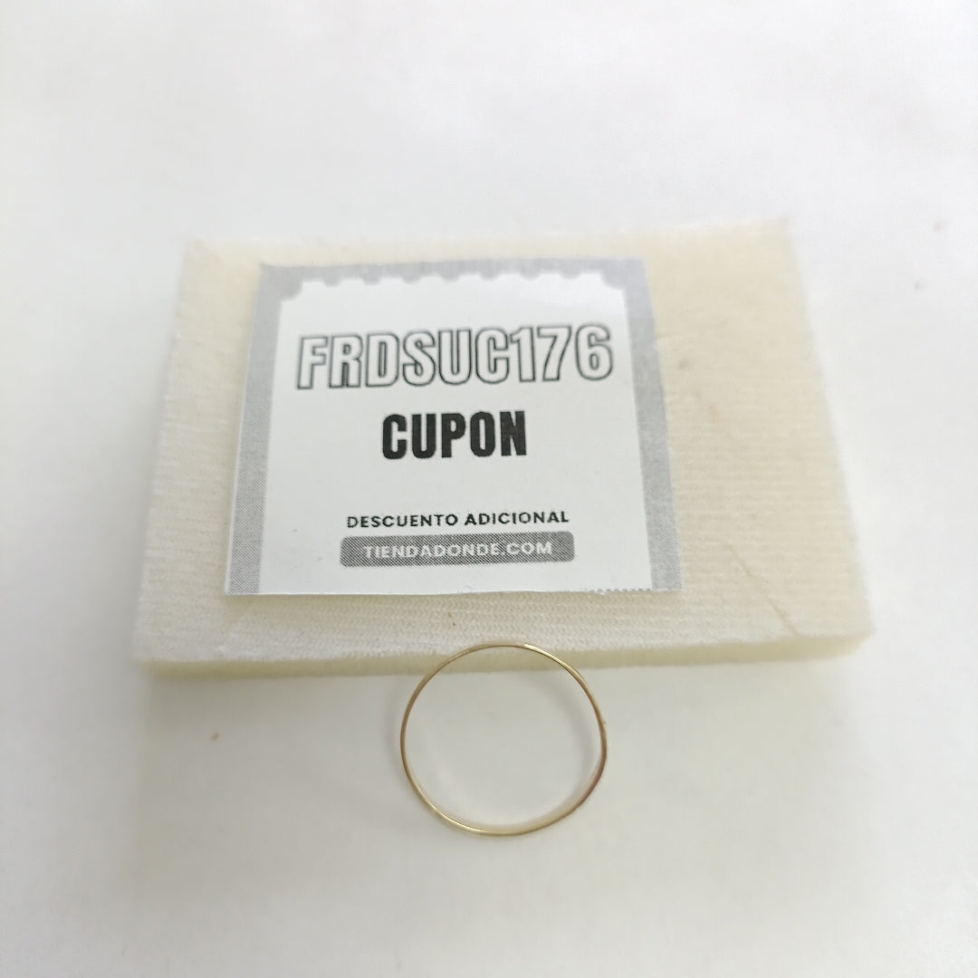 ANILLITO ORO 10 K 0.8 GRMS (SEMINUEVO)