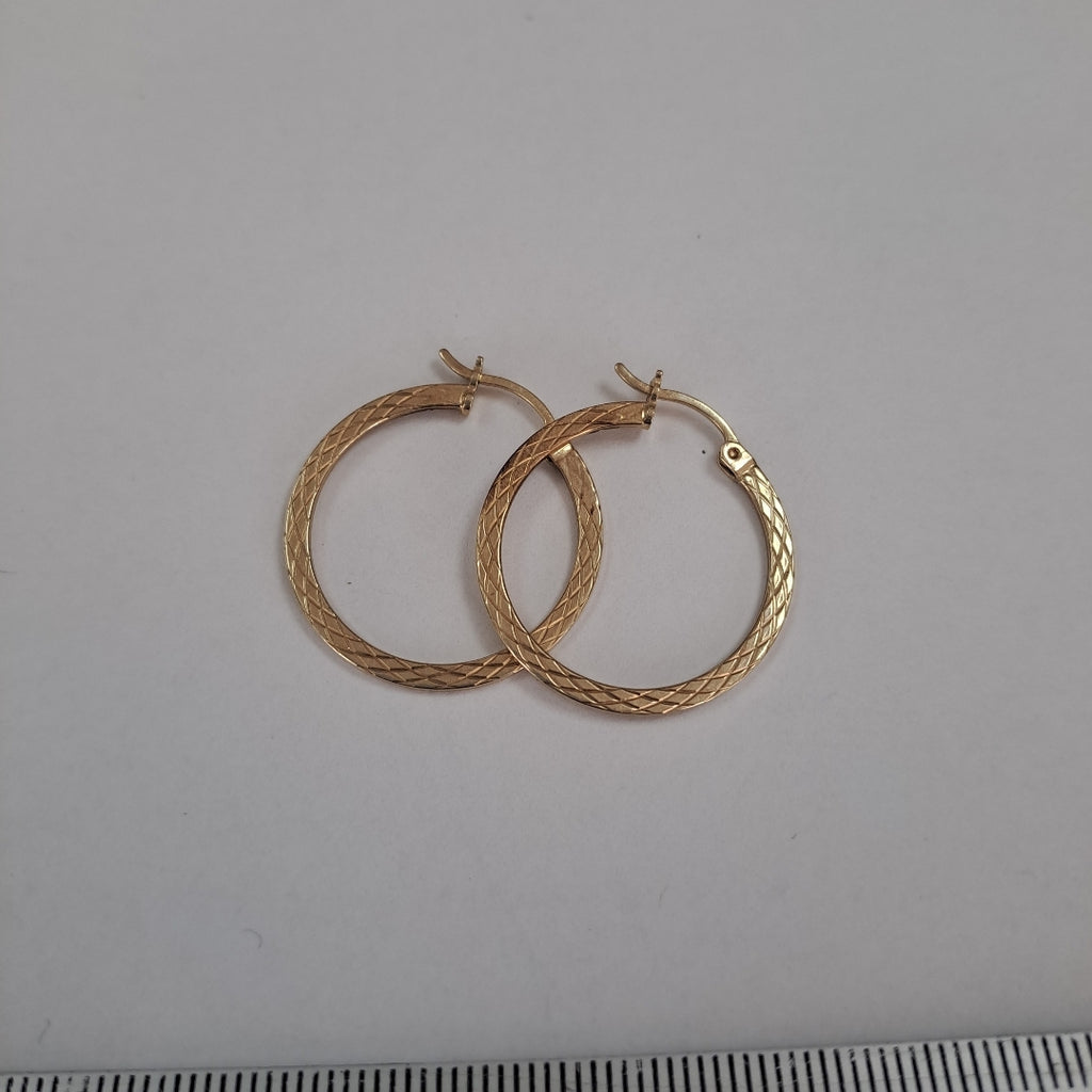 ARRACADAS PAR ORO 10 K 1.8 GRMS (SEMINUEVO)