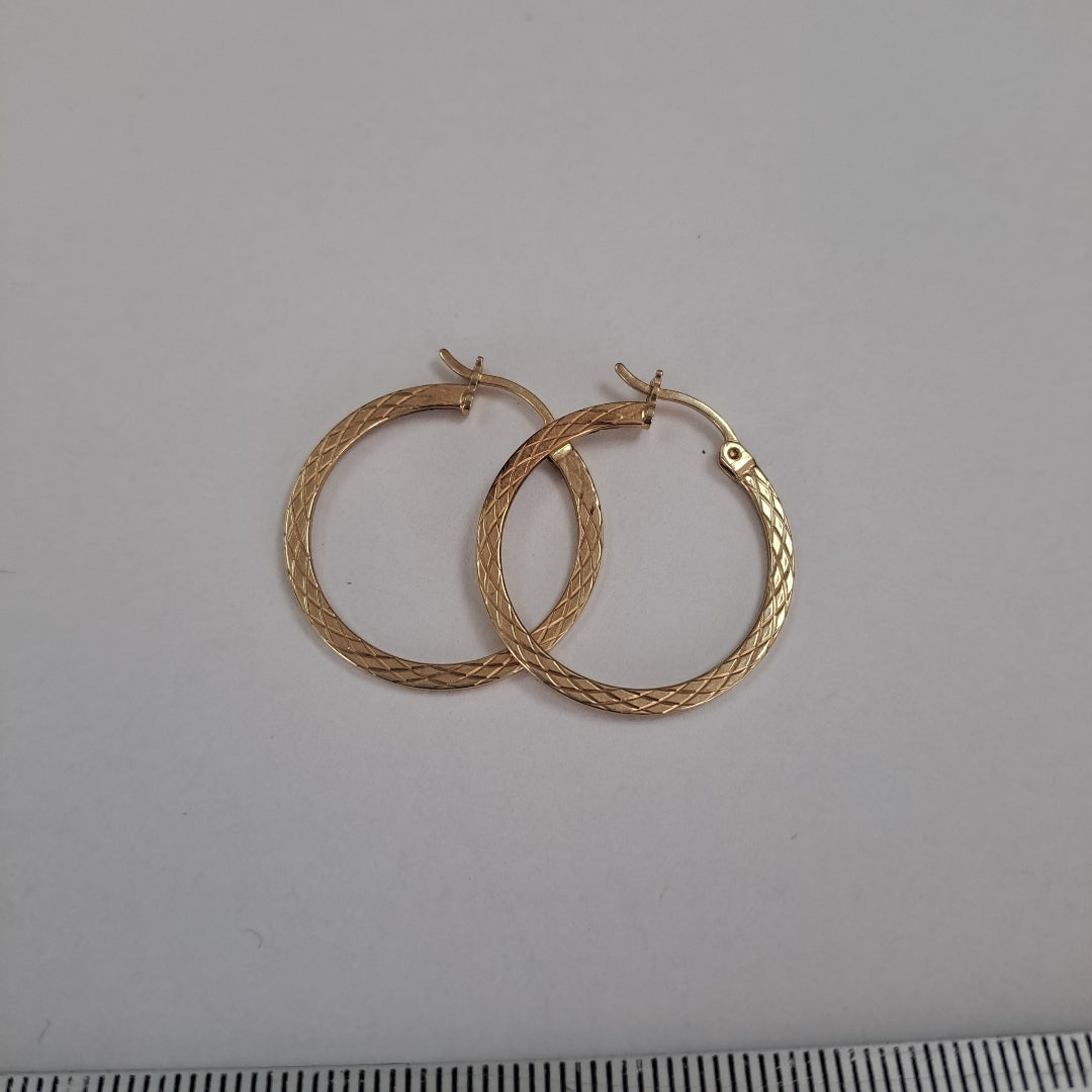 ARRACADAS PAR ORO 10 K 1.8 GRMS (SEMINUEVO)