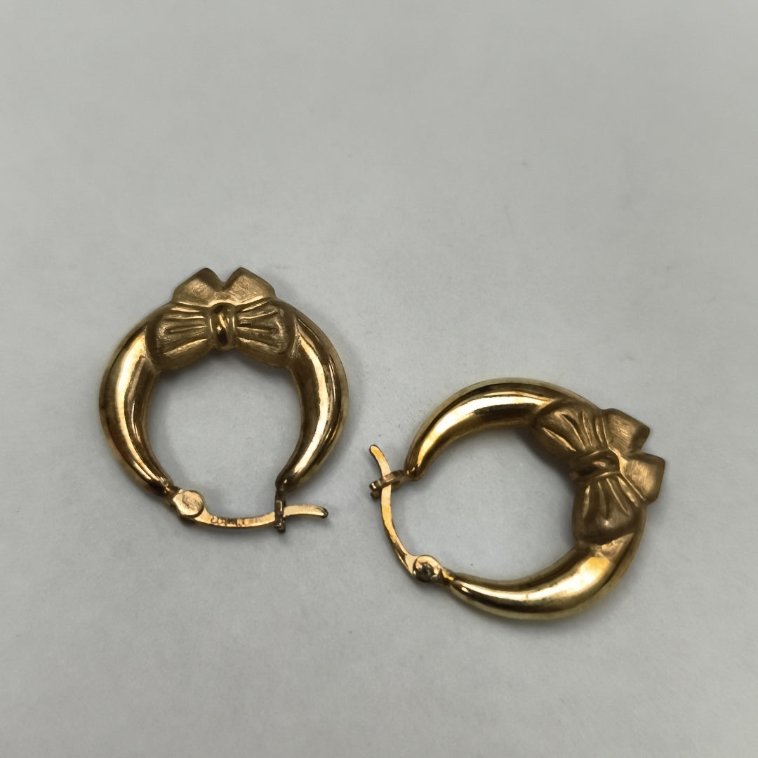 ARRACADAS PAR ORO 14 K 2,00 GRMS (SEMINUEVO)