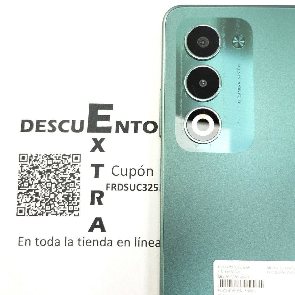 CELULAR OPPO A5 CPH2727 (2025) 256 GB 4 GB RAM (SEMINUEVO)