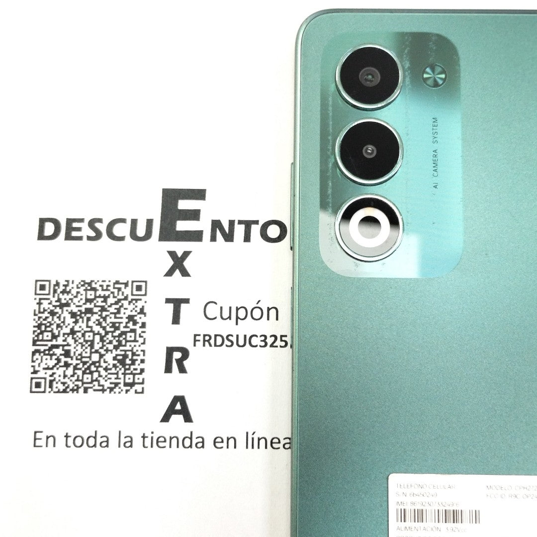 CELULAR OPPO A5 CPH2727 (2025) 256 GB 4 GB RAM (SEMINUEVO)