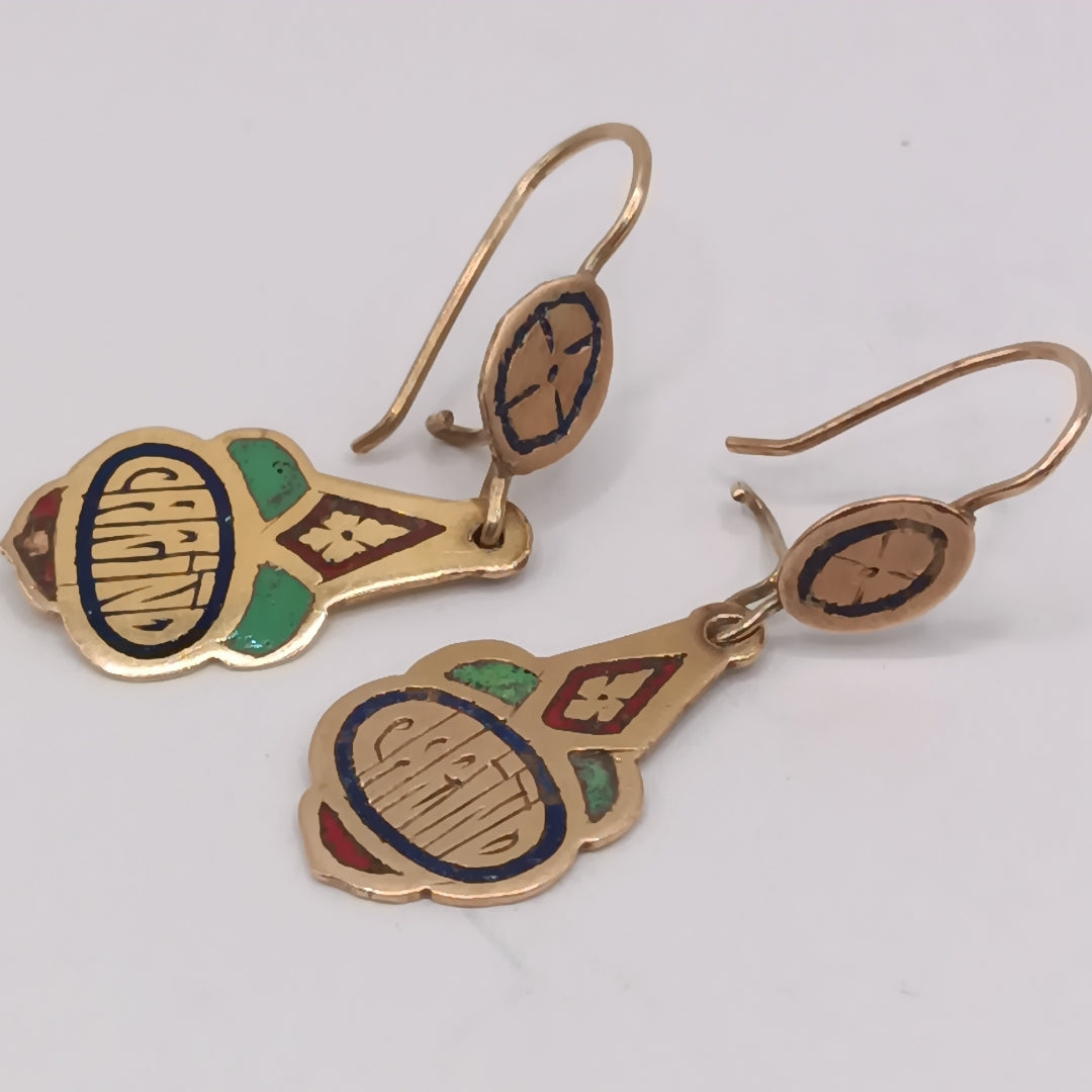 ARETES PAR ORO 8 K 4 GRMS (SEMINUEVO)