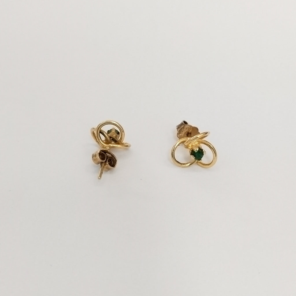 BROQUELES PAR ORO 14 K 1,50 GRMS (SEMINUEVO)
