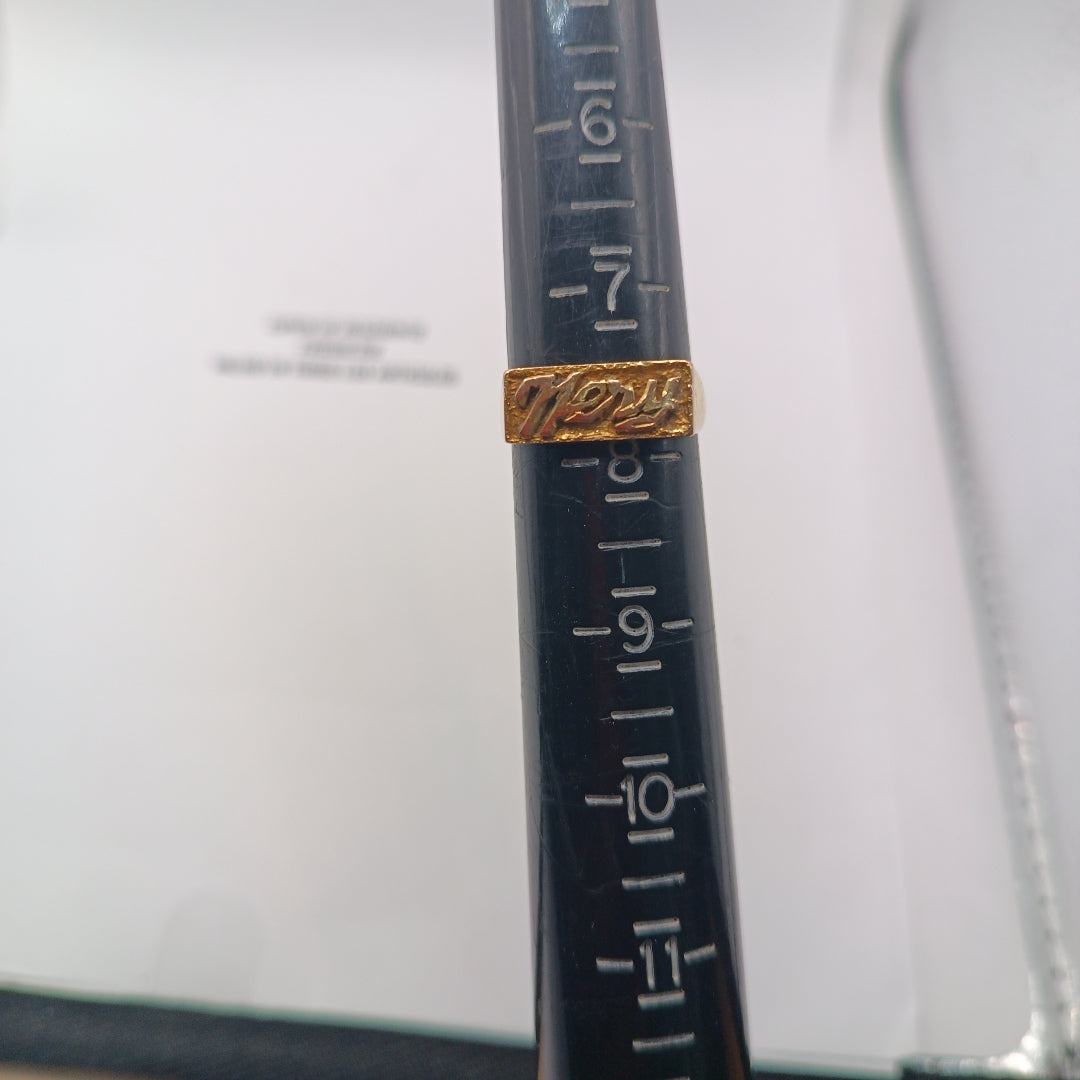 ANILLO ORO 10 K 5.8 GRMS (SEMINUEVO)