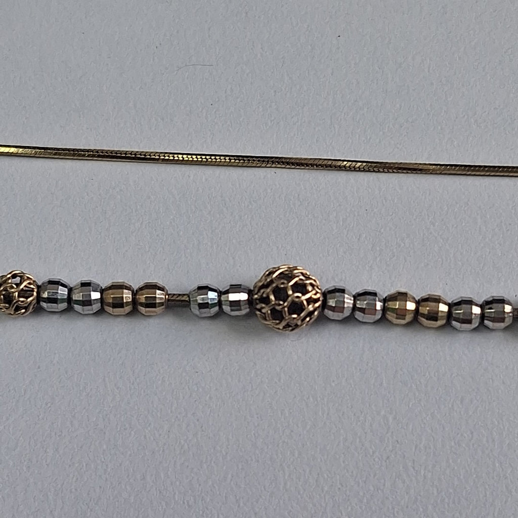 GARGANTILLA ORO COMBINADO 14 K 5.2 GRMS (SEMINUEVO)