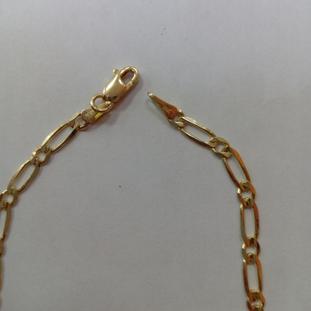 PULSERAS 1X1 ORO 14K 18 CM 2.6 GR (NUEVO)