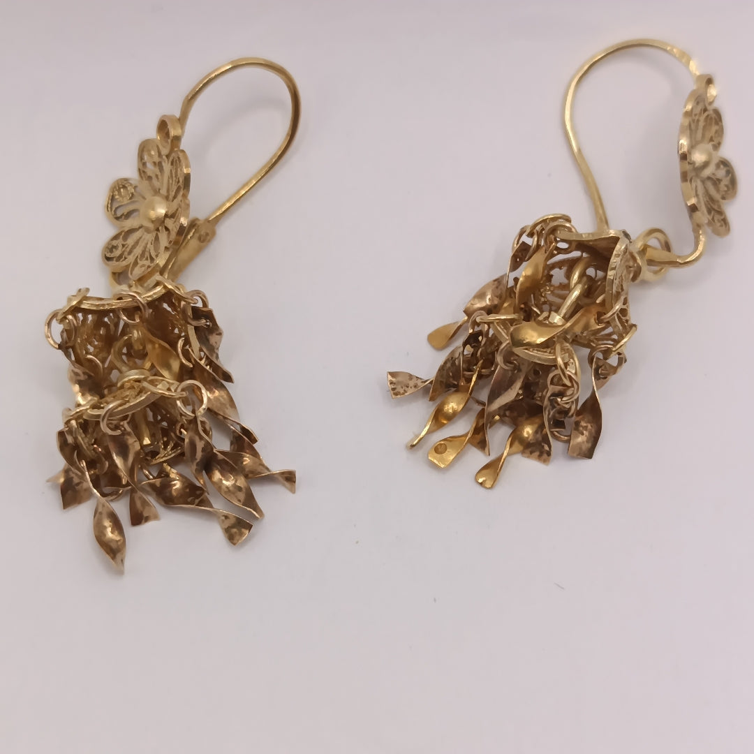 ARETES PAR ORO 10 K 6.4 GRMS (SEMINUEVO)