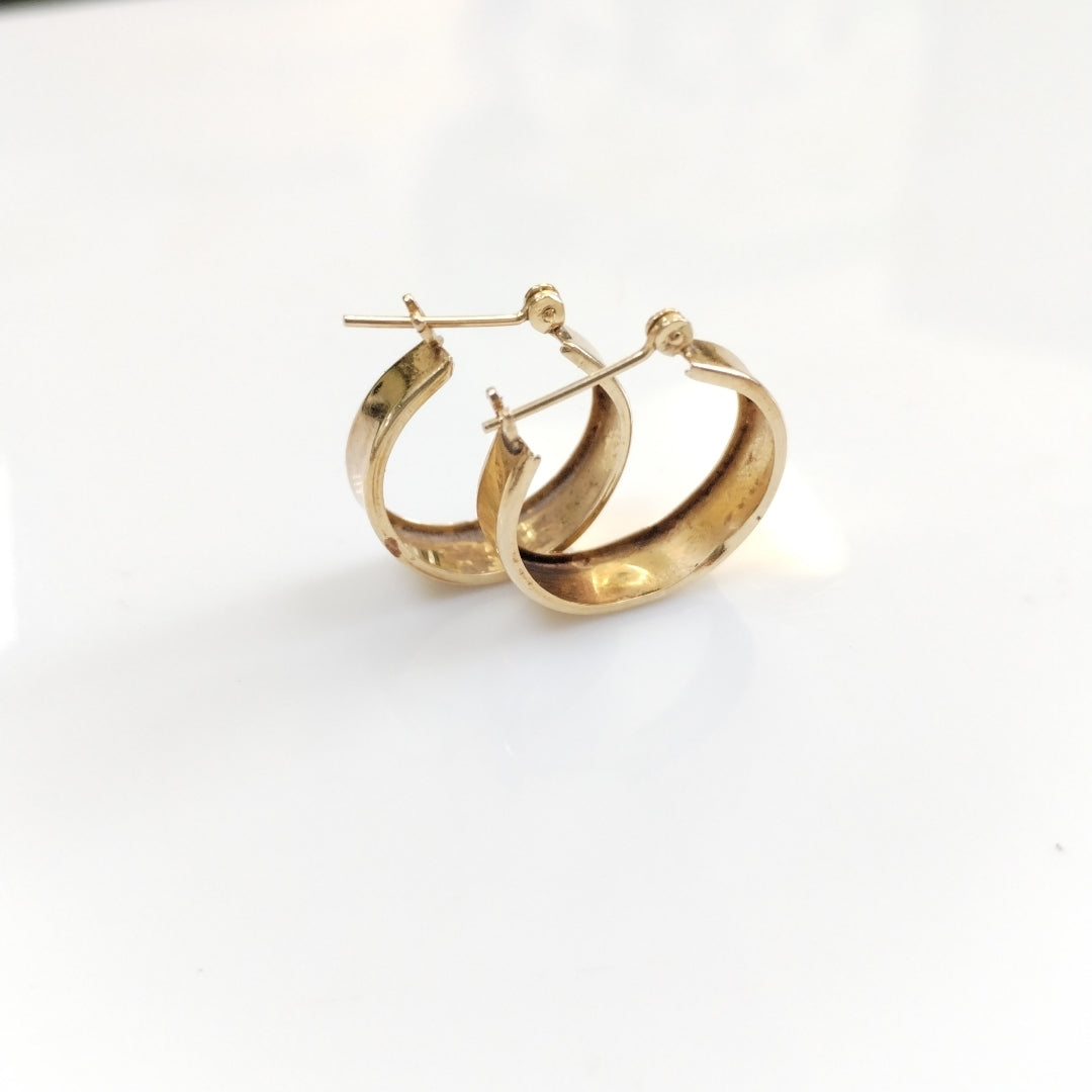 ARRACADAS PAR ORO 14 K 2.1 GRMS (SEMINUEVO)